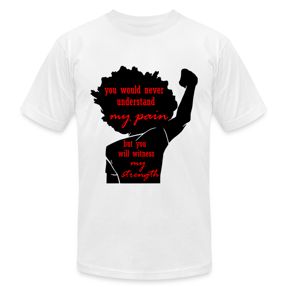 Witness My Strength Men's T-shirt - white