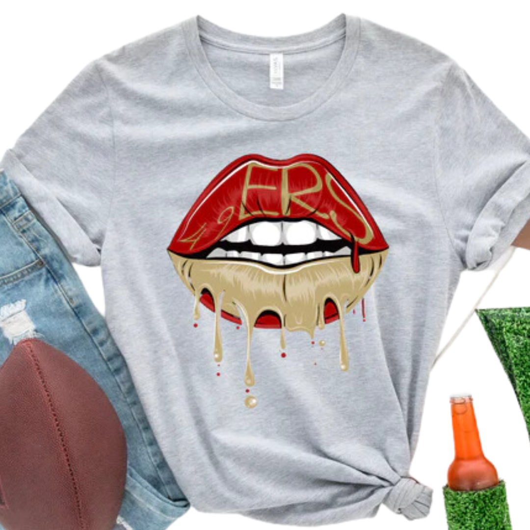 Luscious Lips Football Team T-Shirt (Teams A-C)
