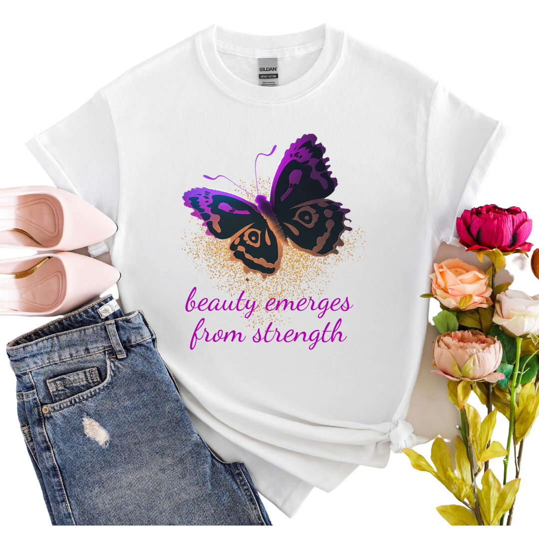 Beauty Emerges From Strength T-Shirt
