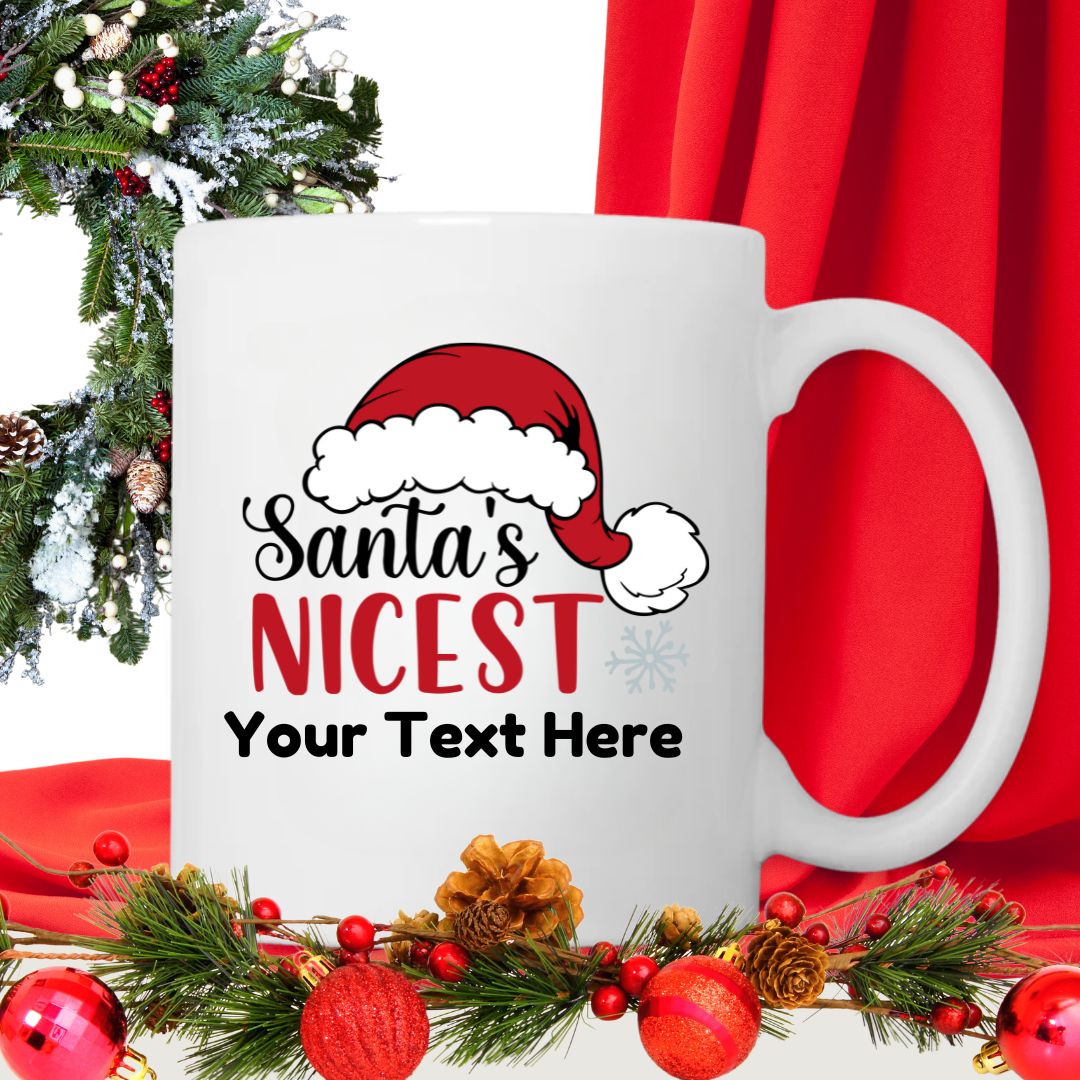 Santa's Nicest Personalized Mug