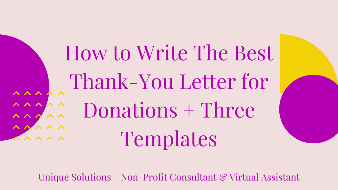 How to Write The Best Thank-You Letter for Donations + Three Templates