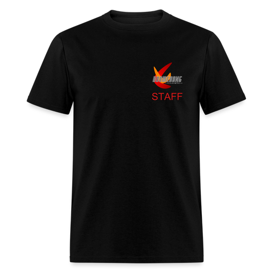 Boomerang Red Classic T-Shirt by Fruit of the Loom - black