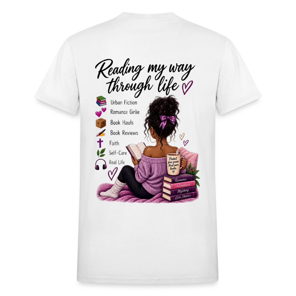 Book Lover Tee - white