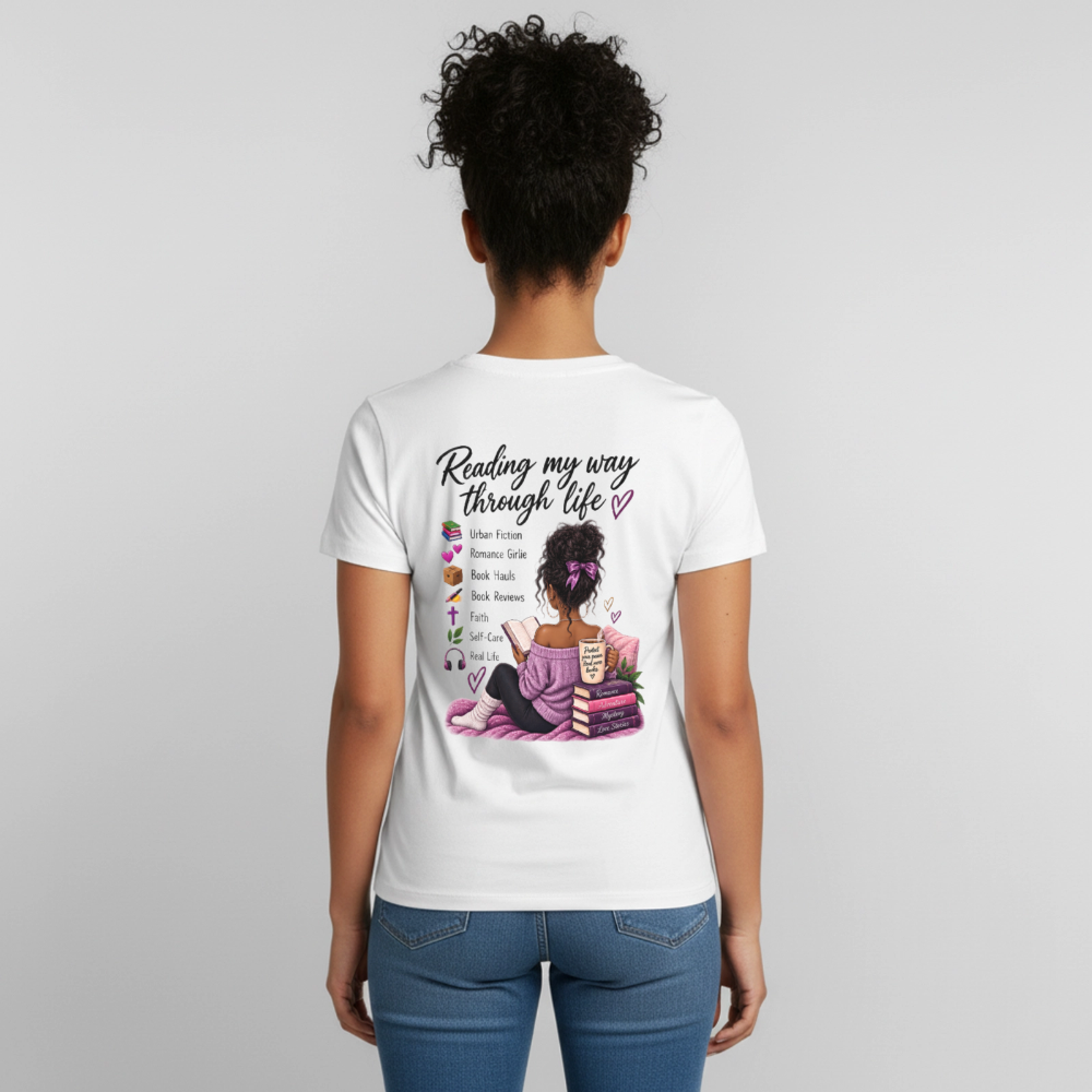 Book Lover Tee - white