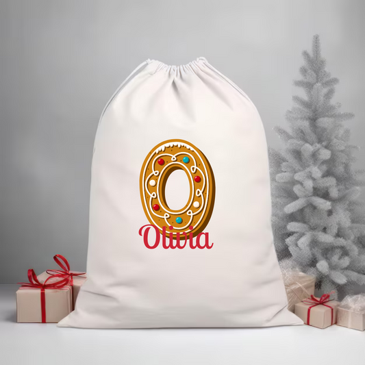 Cookie Personalized Santa Sack