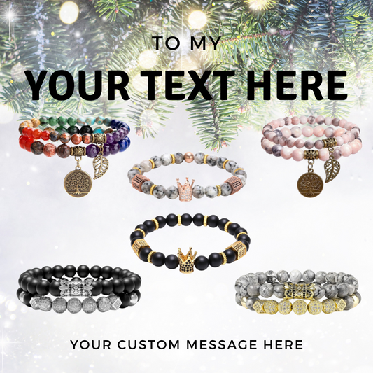 Bracelet with Custom Message Card