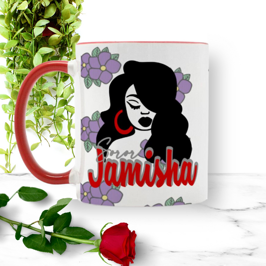 delta sigma theta mug, mug for delta, delta woman mug, devastating diva mug