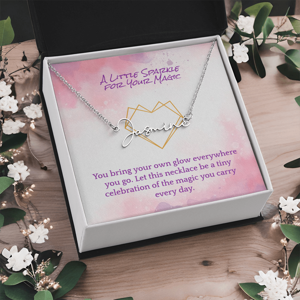 Script Name Necklace