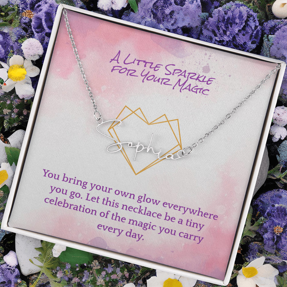 Script Name Necklace