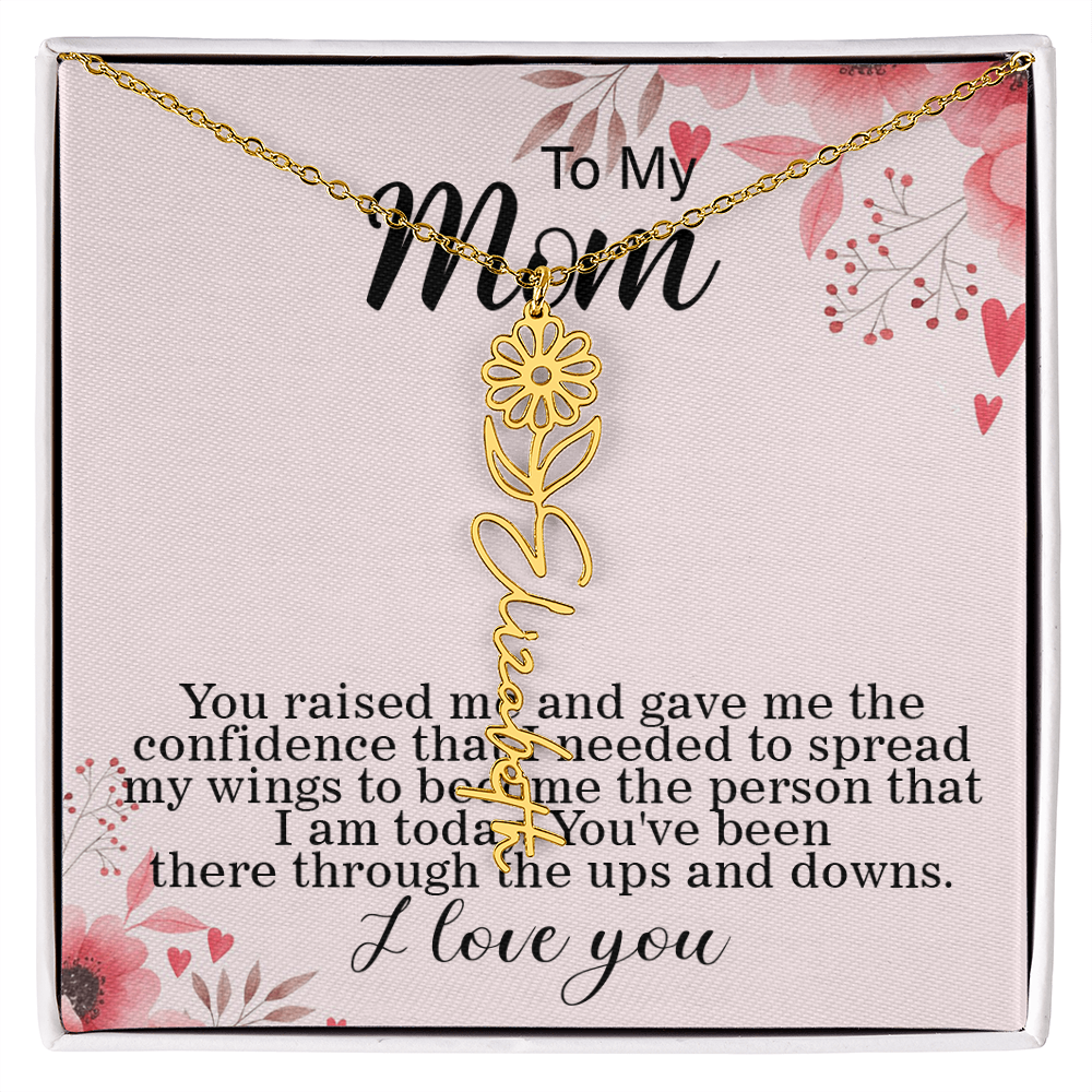 Flower Name Necklace, Jewelry, ShineOn Fulfillment, I Am Unique,  I Am Unique Store, iamuniquedotme, Unique Carper, Unique Solutions, Virtual Assistant, Non-Profit Consultant