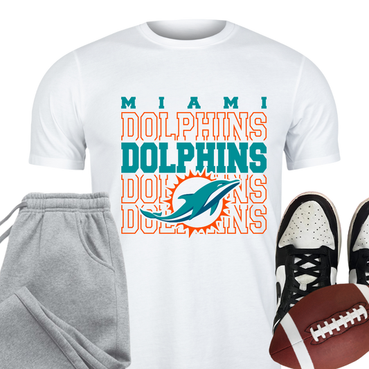 Personalized Football Team T-Shirt (Teams D-P)