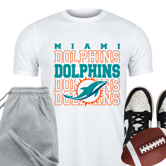 Football Team Personalized T-Shirt (Teams D-P)