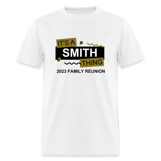 Smith Family Reunion Unisex T-Shirt - white