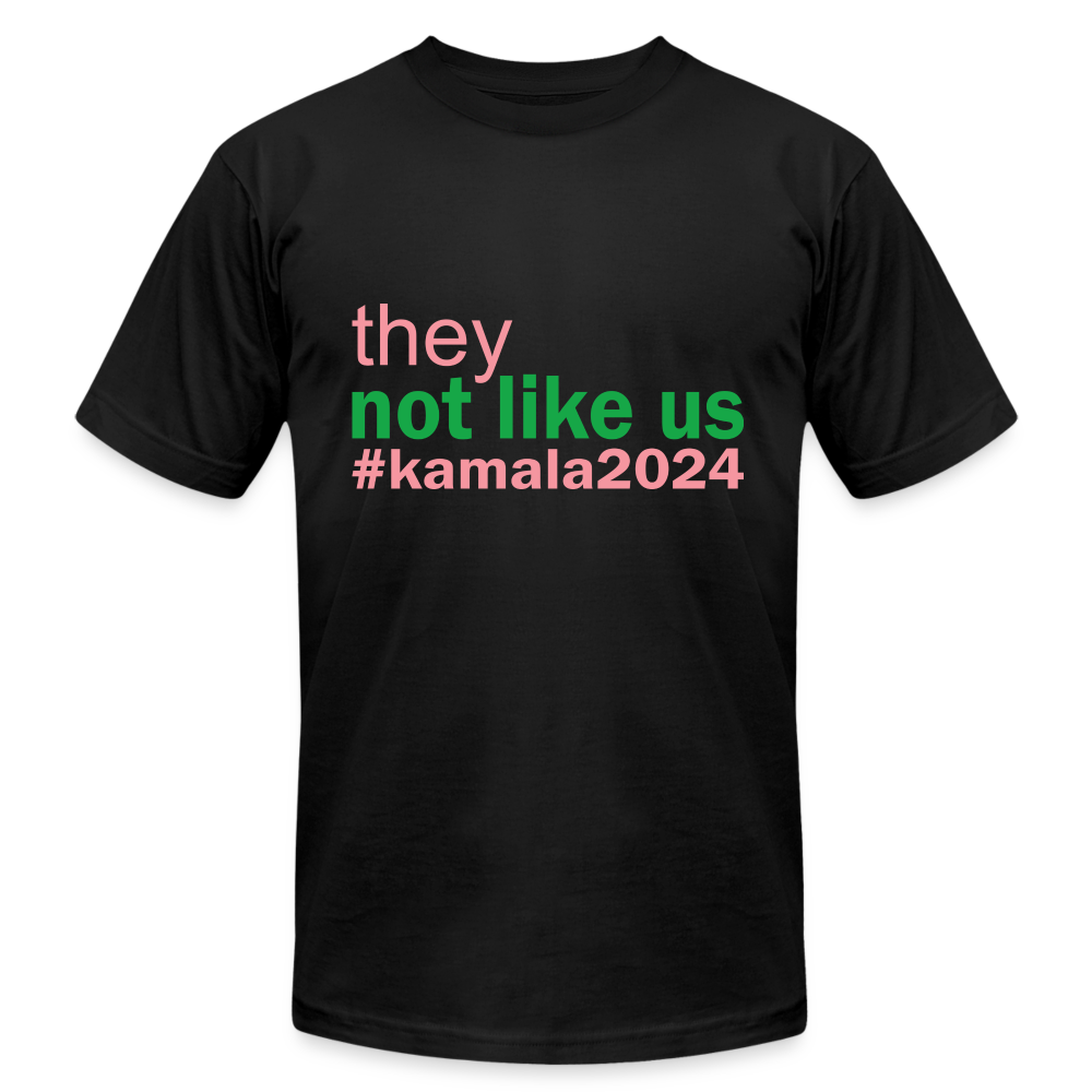 They Not Like Us Pink and Green (print) - black