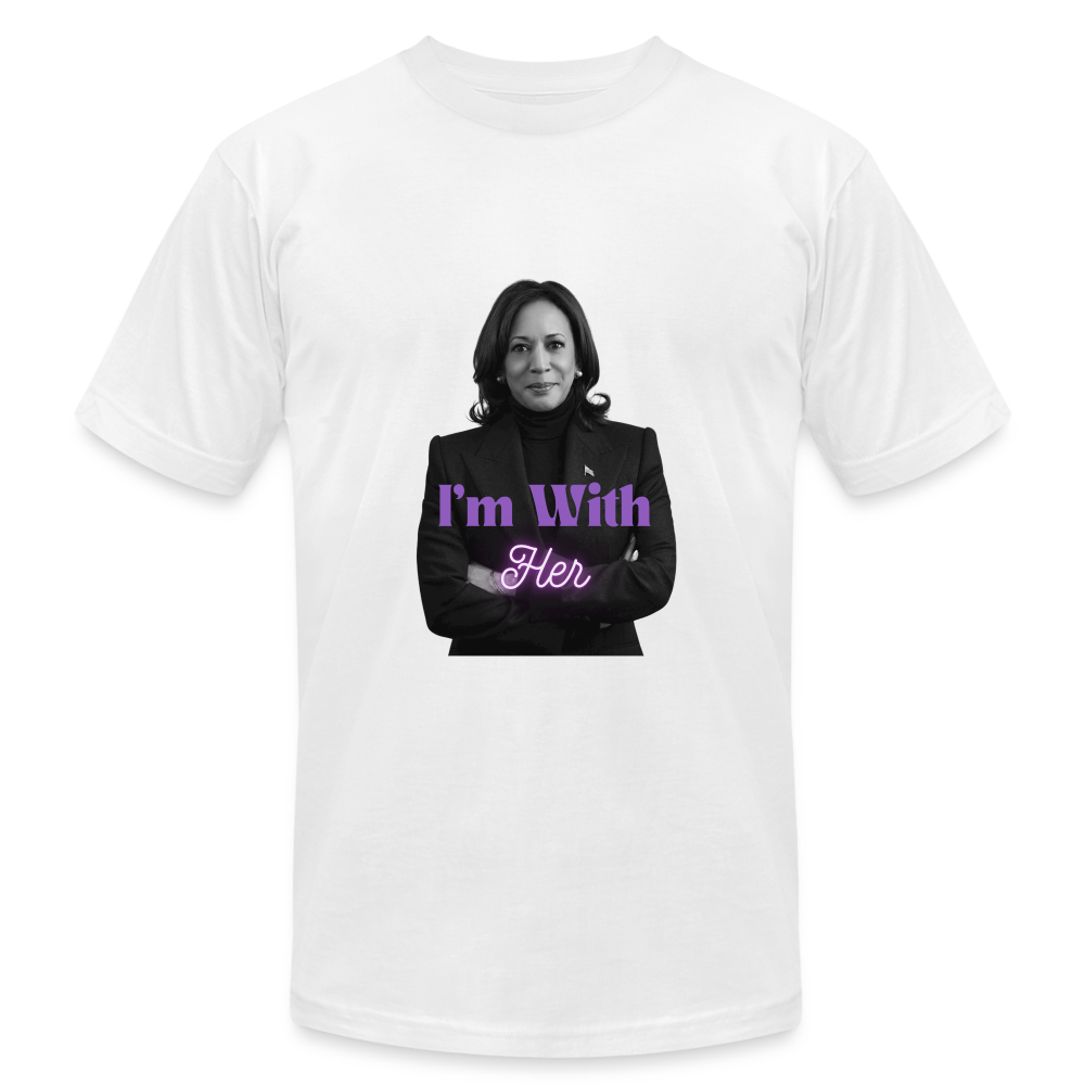 I'm With Her (print) - white