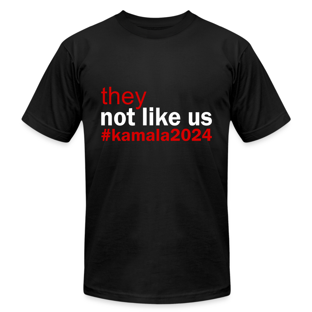 They Not Like Us Red and White (print) - black