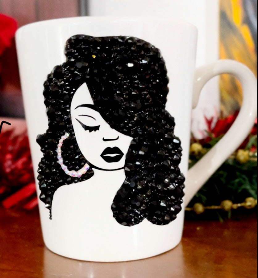 Vixen Rhinestone Bling Mug, Coffee/Tea Mug, I Am Unique, I Am Unique,  I Am Unique Store, iamuniquedotme, Unique Carper, Unique Solutions, Virtual Assistant, Non-Profit Consultant