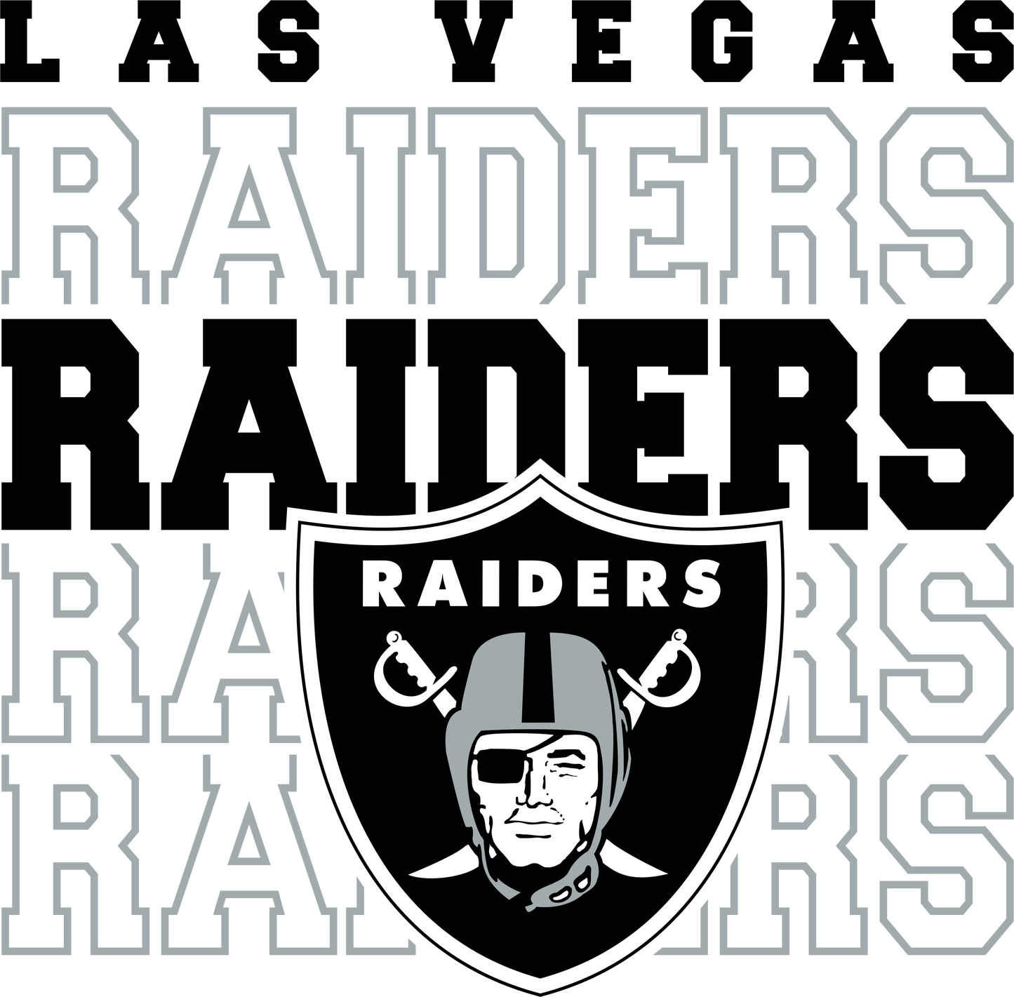 Personalized raiders shirt top