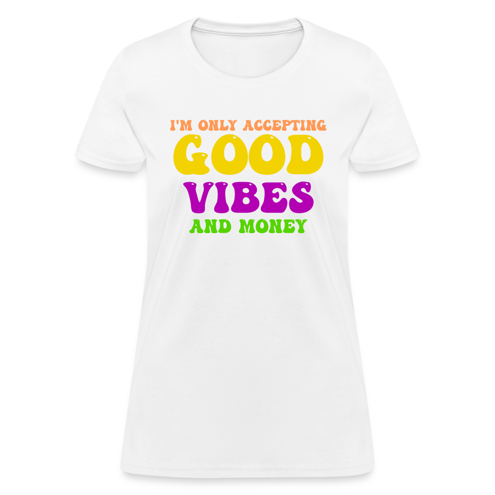Good Vibes & Money T-Shirt - white
